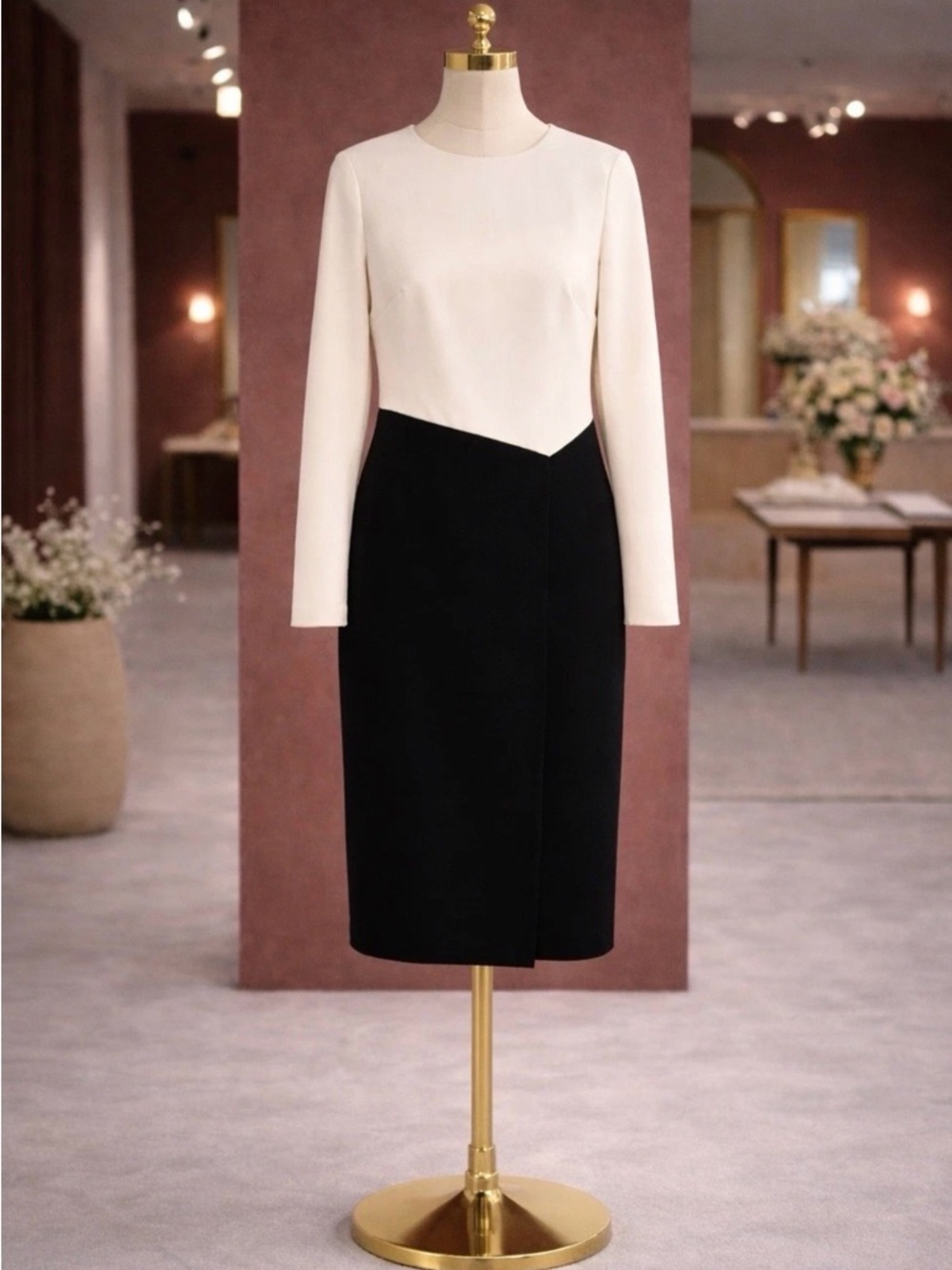 Lauren Ralph Lauren Cream Dress Size 10